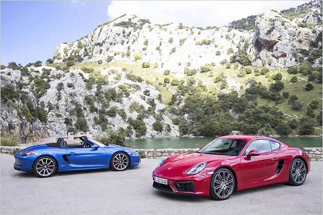 Außer dem Cayman gibt es auch den Boxster als GTS-Modell