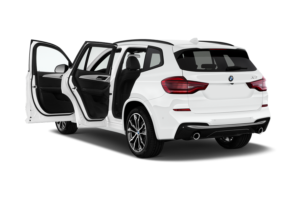 BMW X3 (Baujahr 2022) M Sport 5 Türen Tür geöffnet