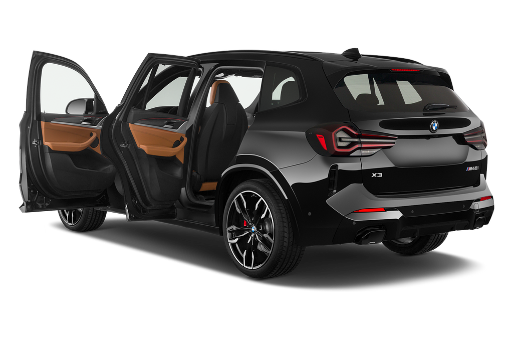 BMW X3 (Baujahr 2023) M40i 5 Türen Tür geöffnet