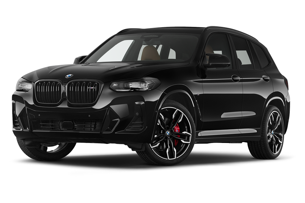 BMW X3 (Baujahr 2023) M40i 5 Türen seitlich vorne mit Felge