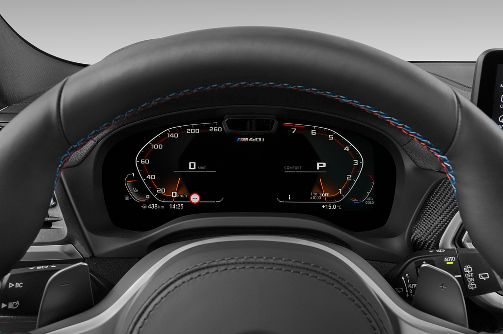 BMW X3 (Baujahr 2023) M40i 5 Türen Tacho und Fahrerinstrumente