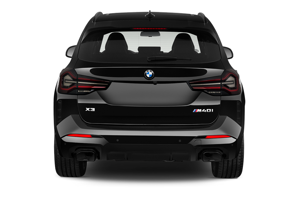 BMW X3 (Baujahr 2023) M40i 5 Türen Heckansicht