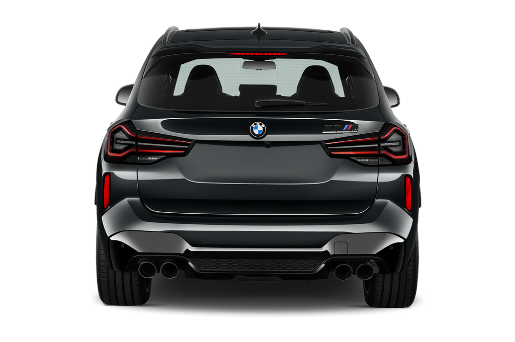 BMW X3 M (Baujahr 2022) M Competition 5 Türen Heckansicht