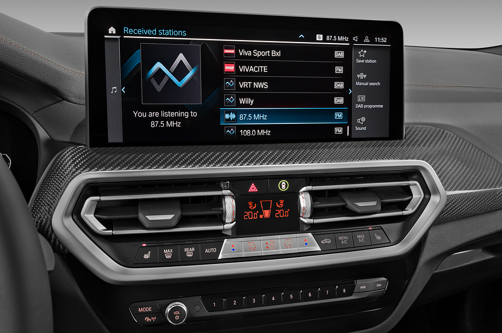 BMW X3 PHEV (Baujahr 2022) M Sportpaket 5 Türen Radio und Infotainmentsystem