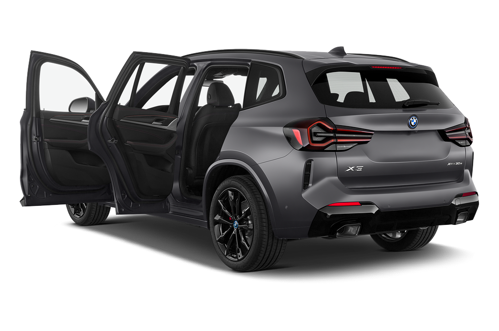 BMW X3 PHEV (Baujahr 2022) M Sportpaket 5 Türen Tür geöffnet