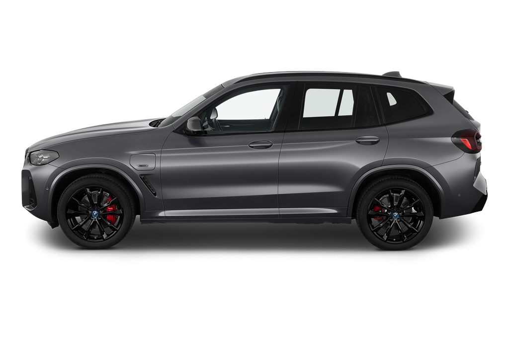 BMW X3 PHEV (Baujahr 2022) M Sportpaket 5 Türen Seitenansicht