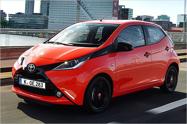 Beim Design des Aygo dominieren nun Ecken und Kanten