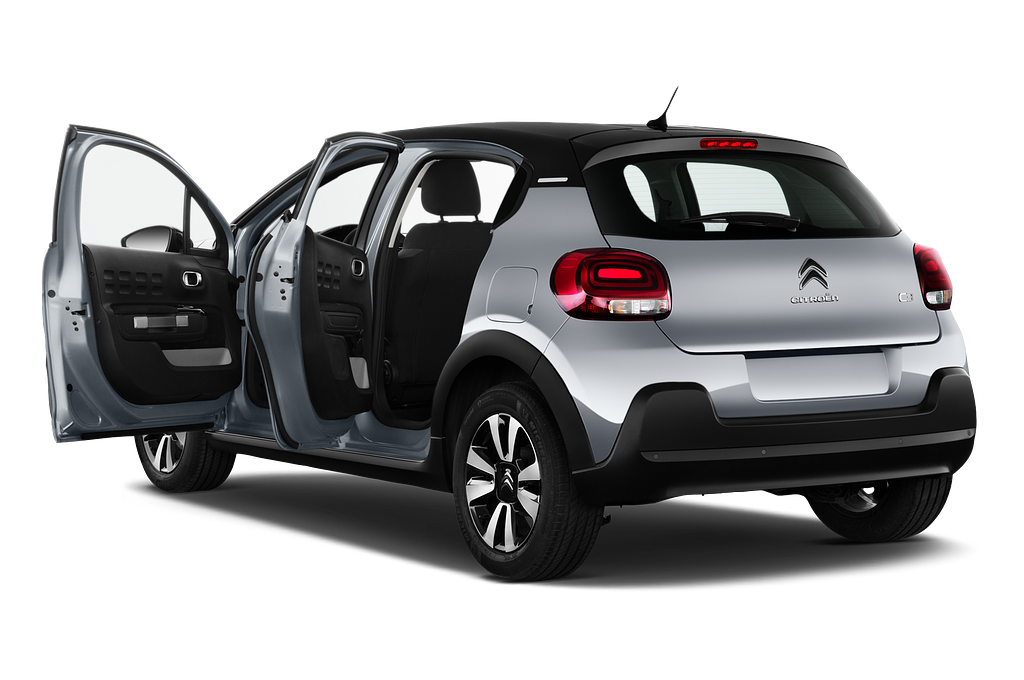 Citroen C3 (Baujahr 2020) Shine 5 Türen Tür geöffnet