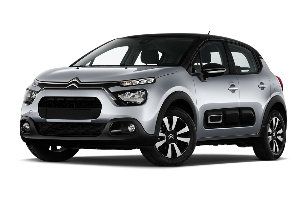 Citroen C3 (Baujahr 2020) Shine 5 Türen seitlich vorne mit Felge