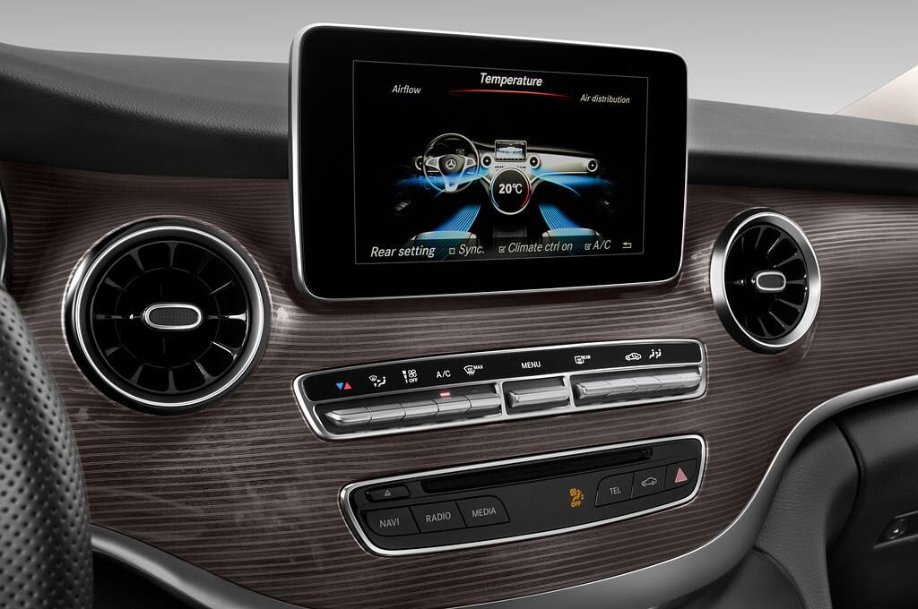 Mercedes V Class (Baujahr 2020) Edition 5 Türen Temperatur und Klimaanlage
