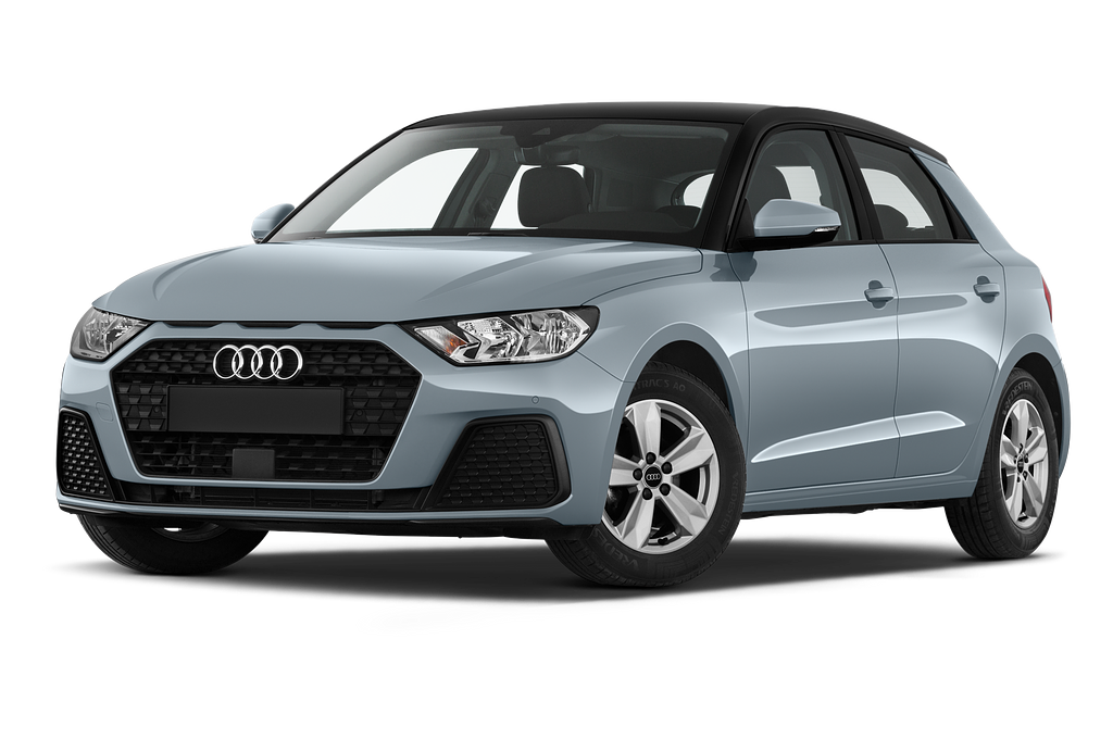 Audi A1 Sportback (Baujahr 2023) Base 5 Türen seitlich vorne mit Felge