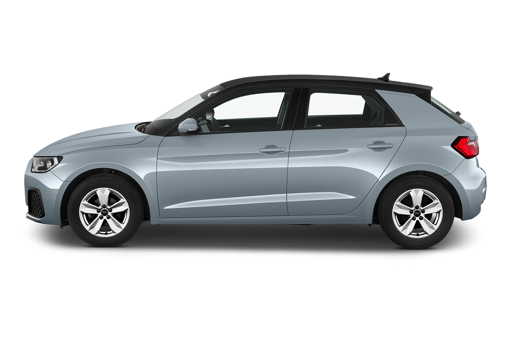 Audi A1 Sportback (Baujahr 2023) Base 5 Türen Seitenansicht
