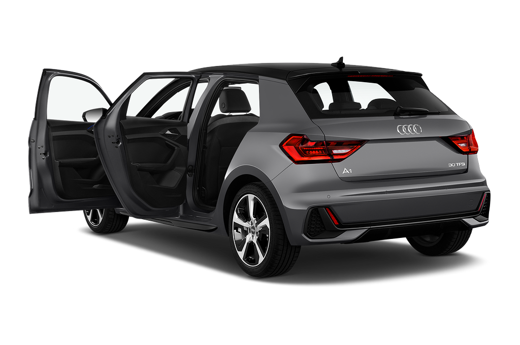 Audi A1 Sportback (Baujahr 2023) S Line 5 Türen Tür geöffnet