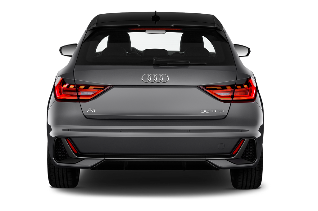 Audi A1 Sportback (Baujahr 2023) S Line 5 Türen Heckansicht