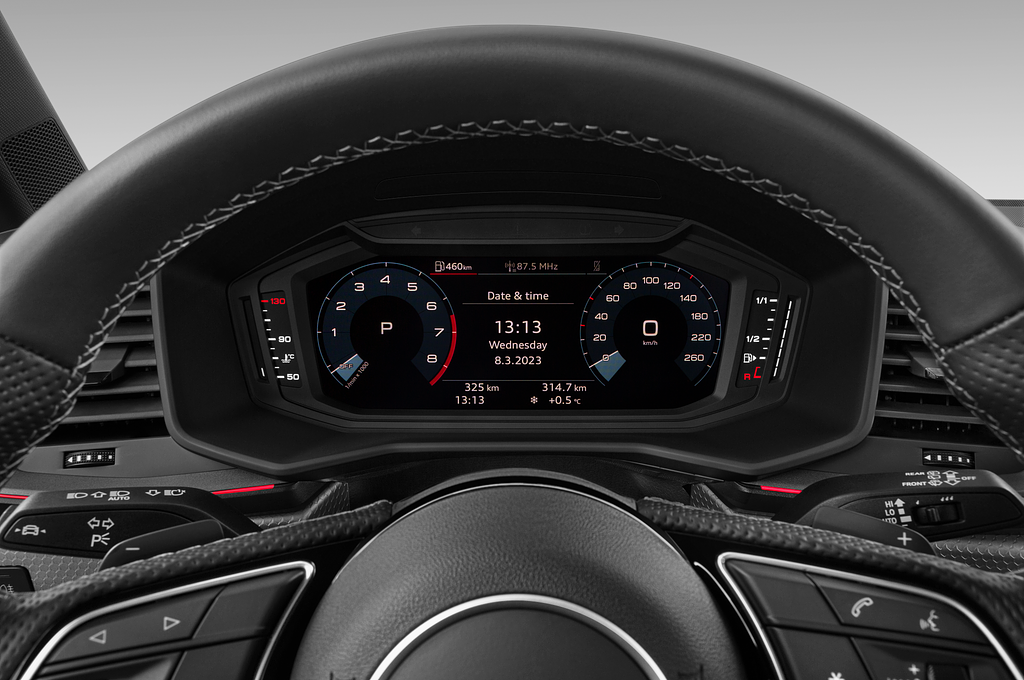 Audi A1 Sportback (Baujahr 2023) S Line 5 Türen Tacho und Fahrerinstrumente