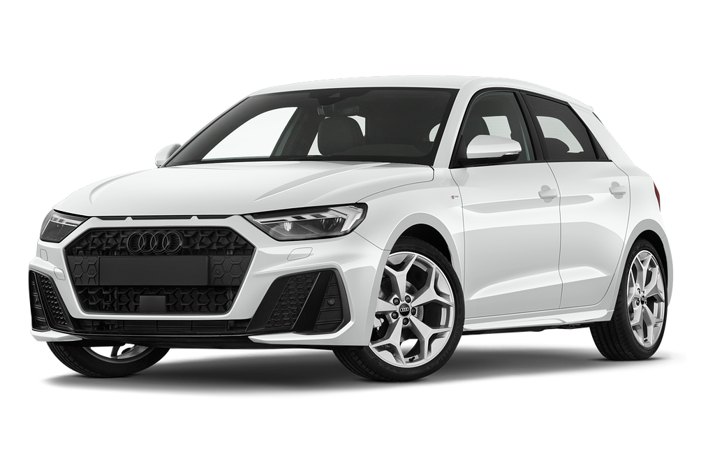 Audi A1 Sportback (Baujahr 2023) S Line 5 Türen seitlich vorne mit Felge