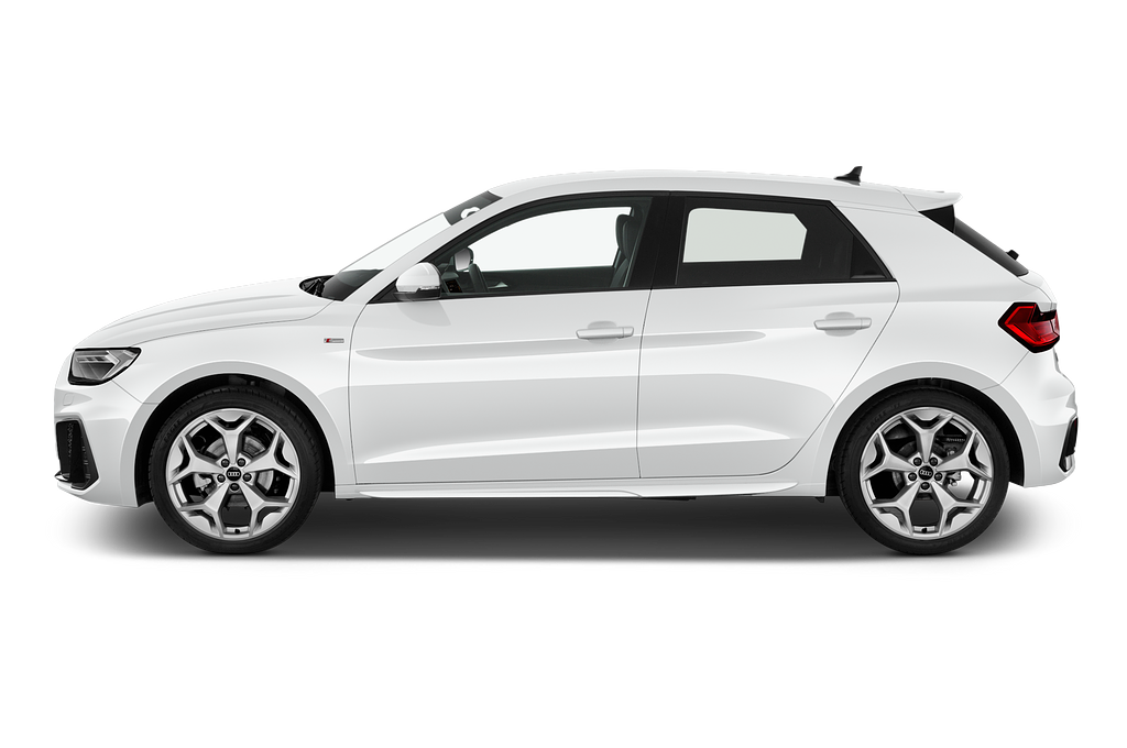 Audi A1 Sportback (Baujahr 2023) S Line 5 Türen Seitenansicht