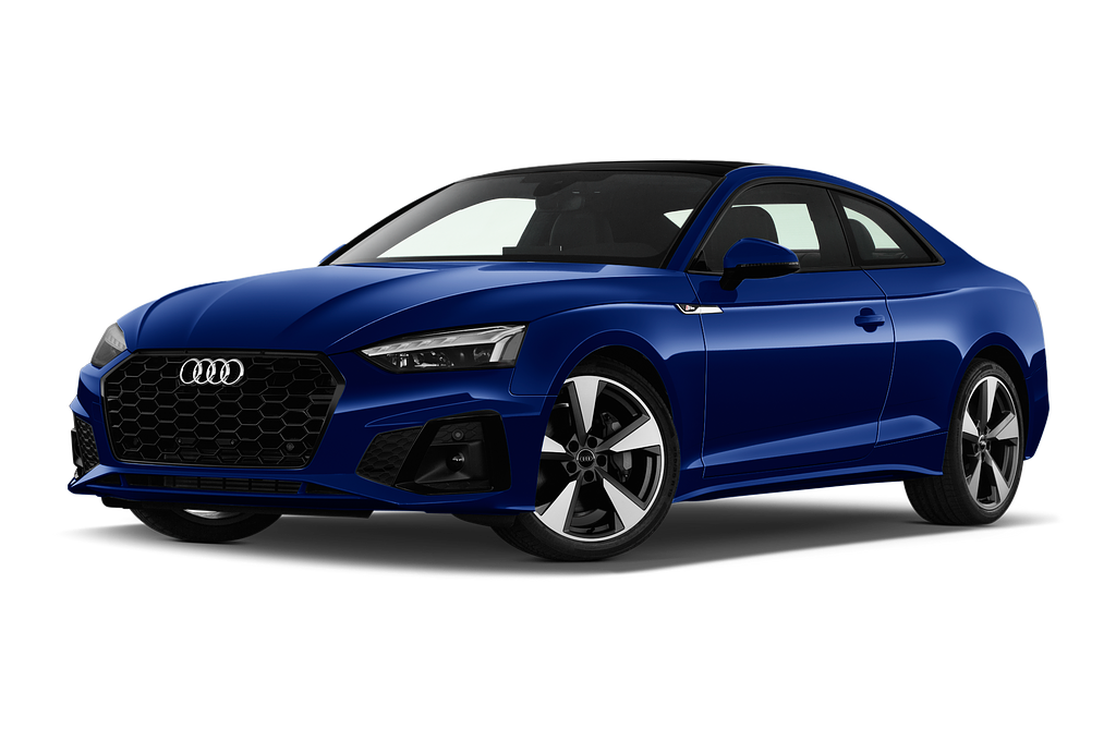 Audi A5 Coupe (Baujahr 2021) S Line 2 Türen seitlich vorne mit Felge