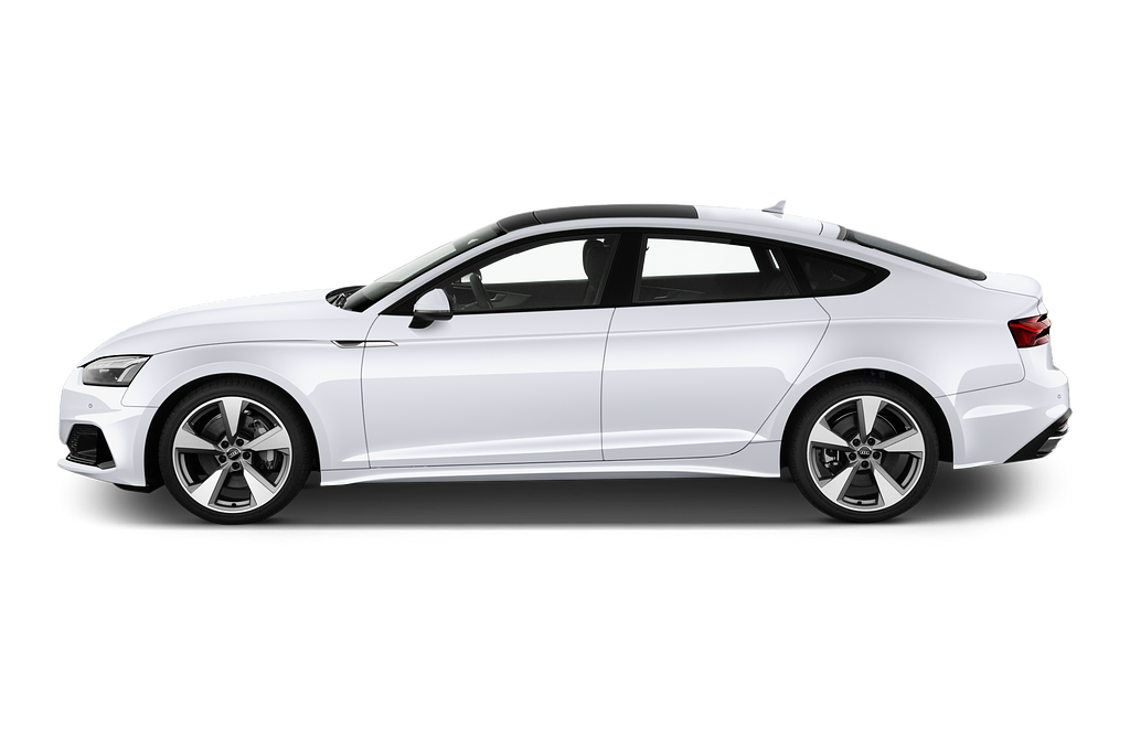Audi A5 Sportback (Baujahr 2021) Design 5 Türen Seitenansicht