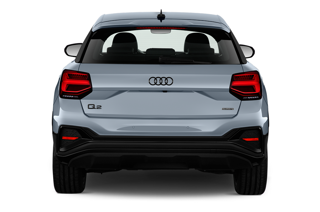 Audi Q2 (Baujahr 2021) - 5 Türen Heckansicht