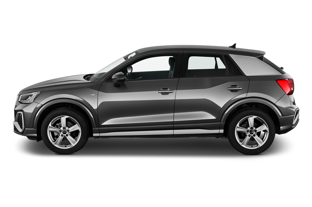 Audi Q2 (Baujahr 2022) S Line 5 Türen Seitenansicht