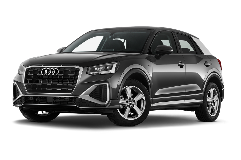 Audi Q2 (Baujahr 2023) S Line 5 Türen seitlich vorne mit Felge