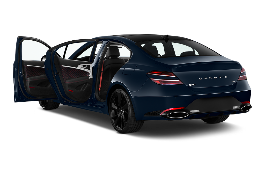 Genesis G70 (Baujahr 2022) Sport 4 Türen Tür geöffnet