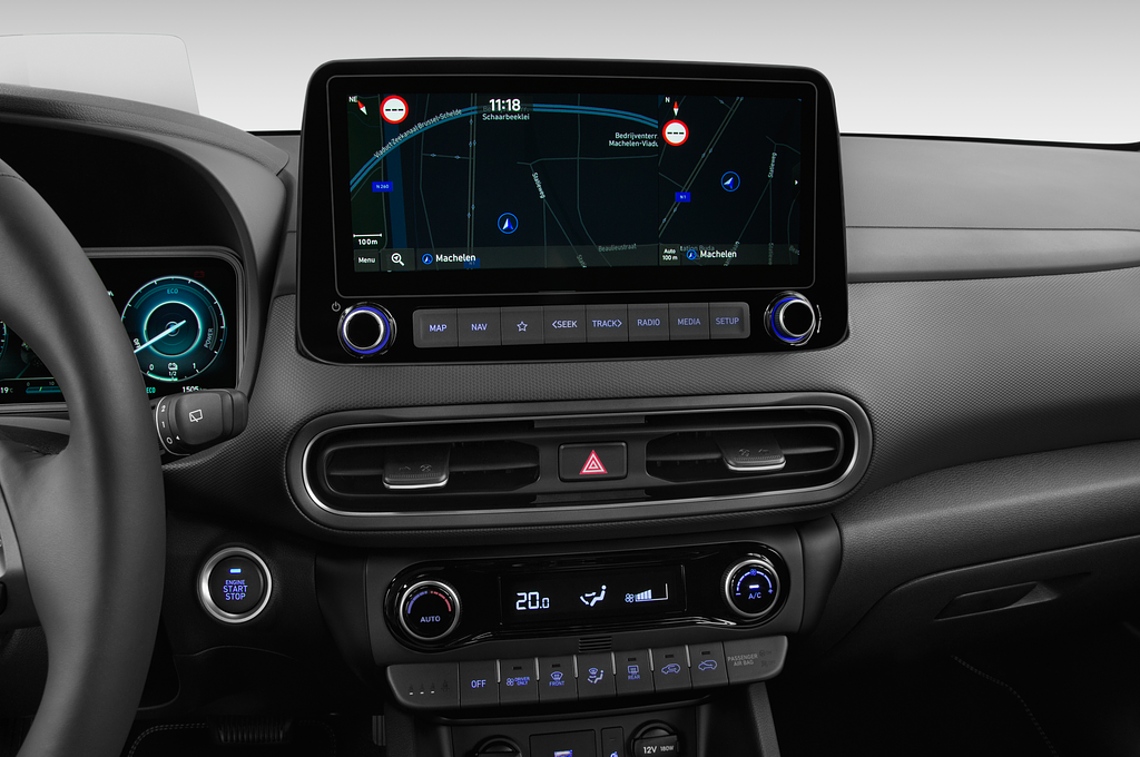 Hyundai Kona Hybrid (Baujahr 2021) Trend 5 Türen Mittelkonsole