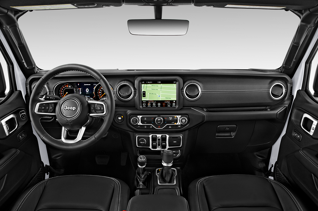 Jeep Gladiator (Baujahr 2023) Overland Crew Cab 4 Türen Cockpit und Innenraum