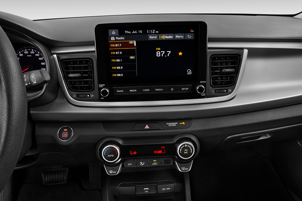 Kia Rio (Baujahr 2021) Spirit 5 Türen Radio und Infotainmentsystem