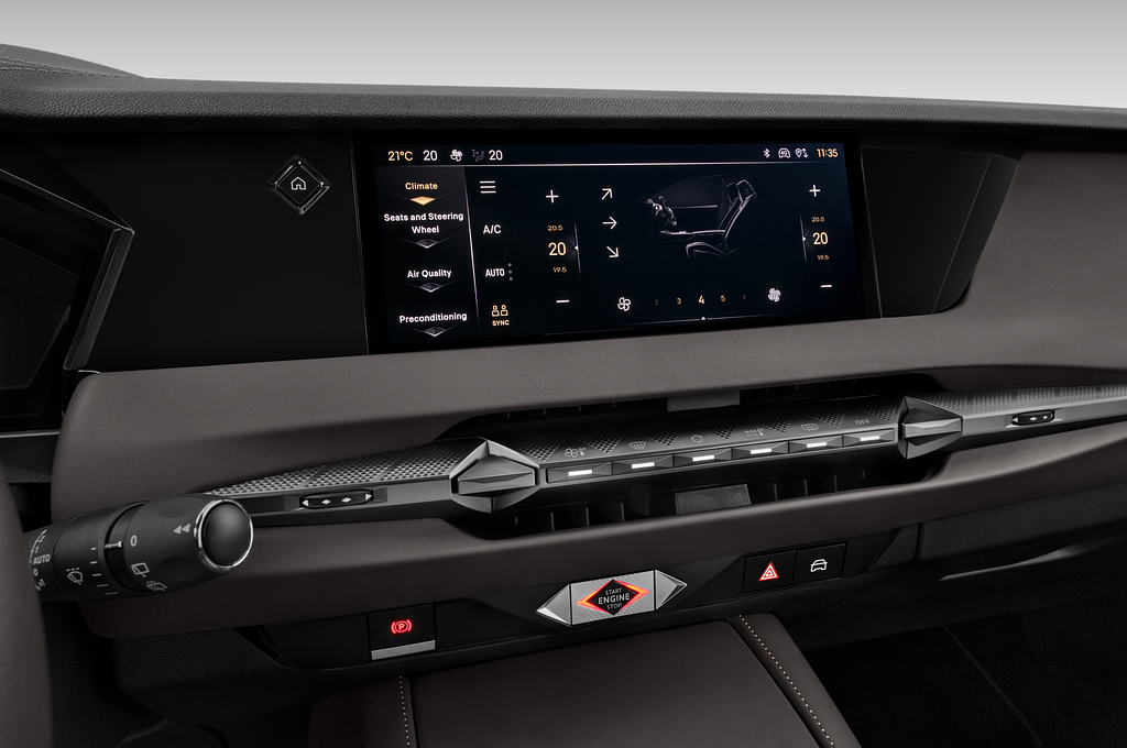 DS DS 4 E-Tense (Baujahr 2022) Rivoli 5 Türen Temperatur und Klimaanlage