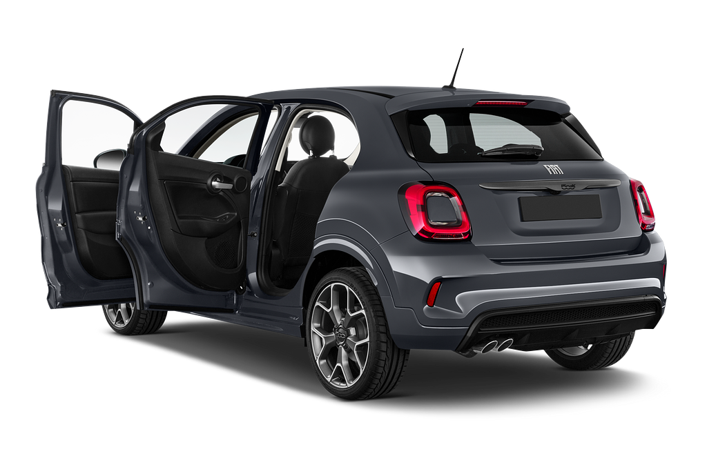 FIAT 500X (Baujahr 2022) Sport 5 Türen Tür geöffnet