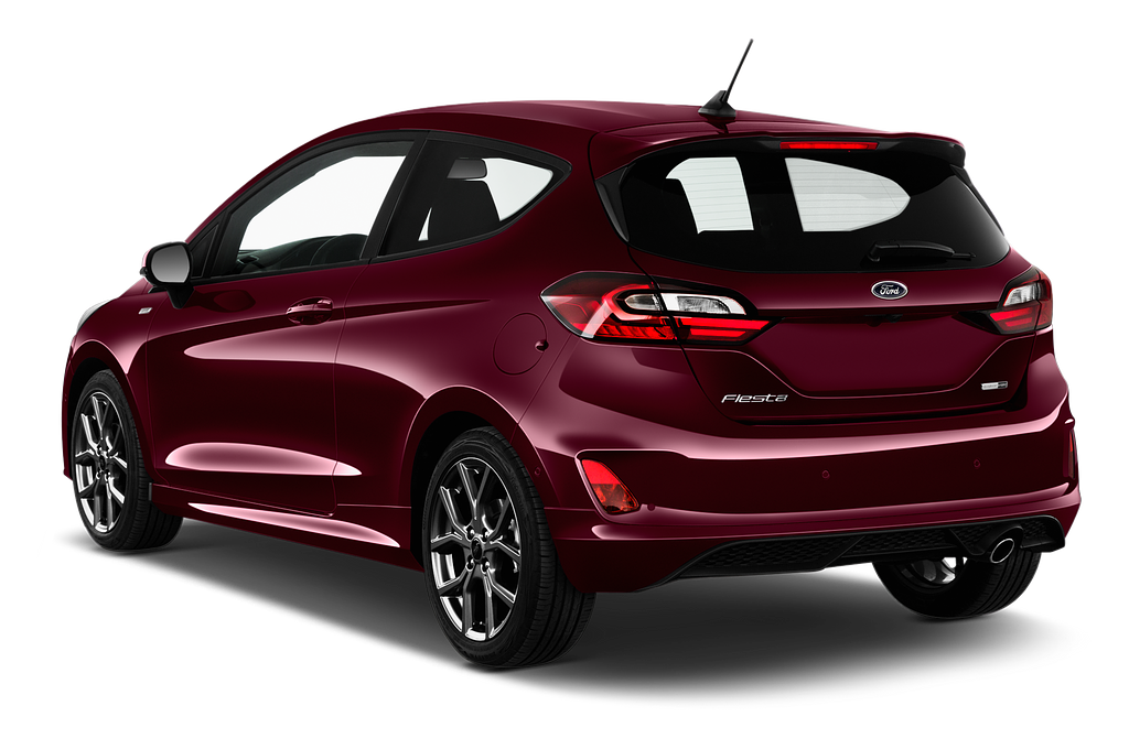 Ford Fiesta (Baujahr 2022) ST-Line 3 Türen seitlich hinten
