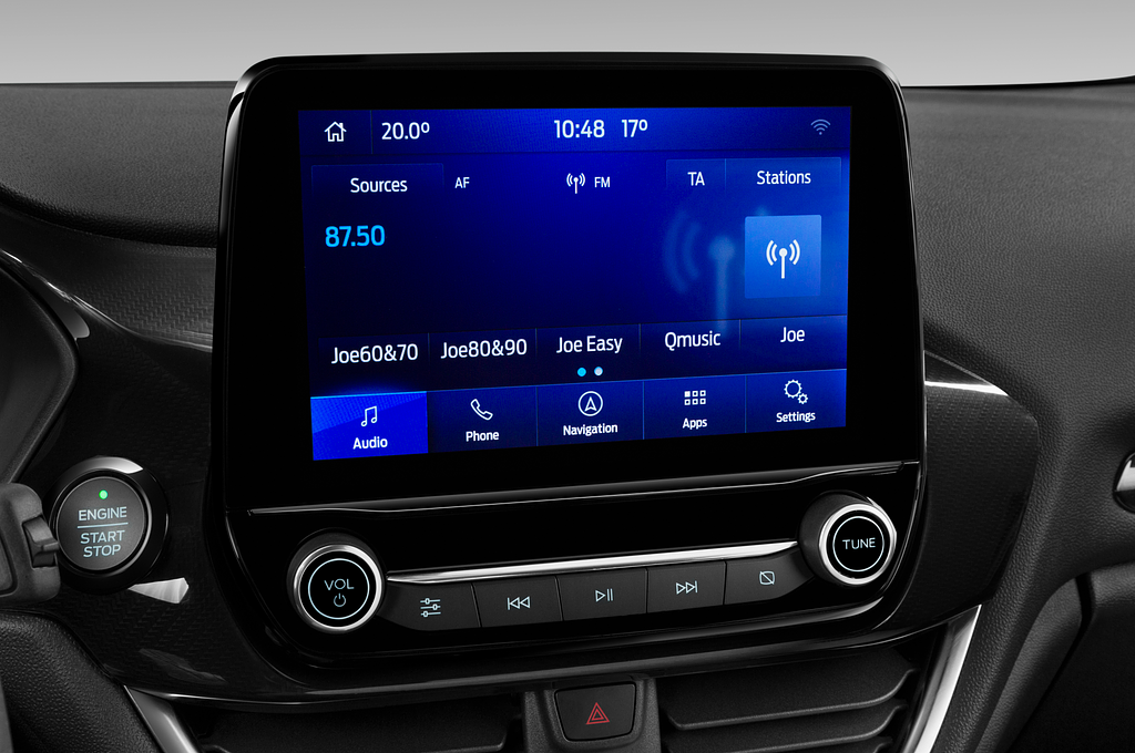 Ford Fiesta (Baujahr 2022) ST-Line 3 Türen Radio und Infotainmentsystem