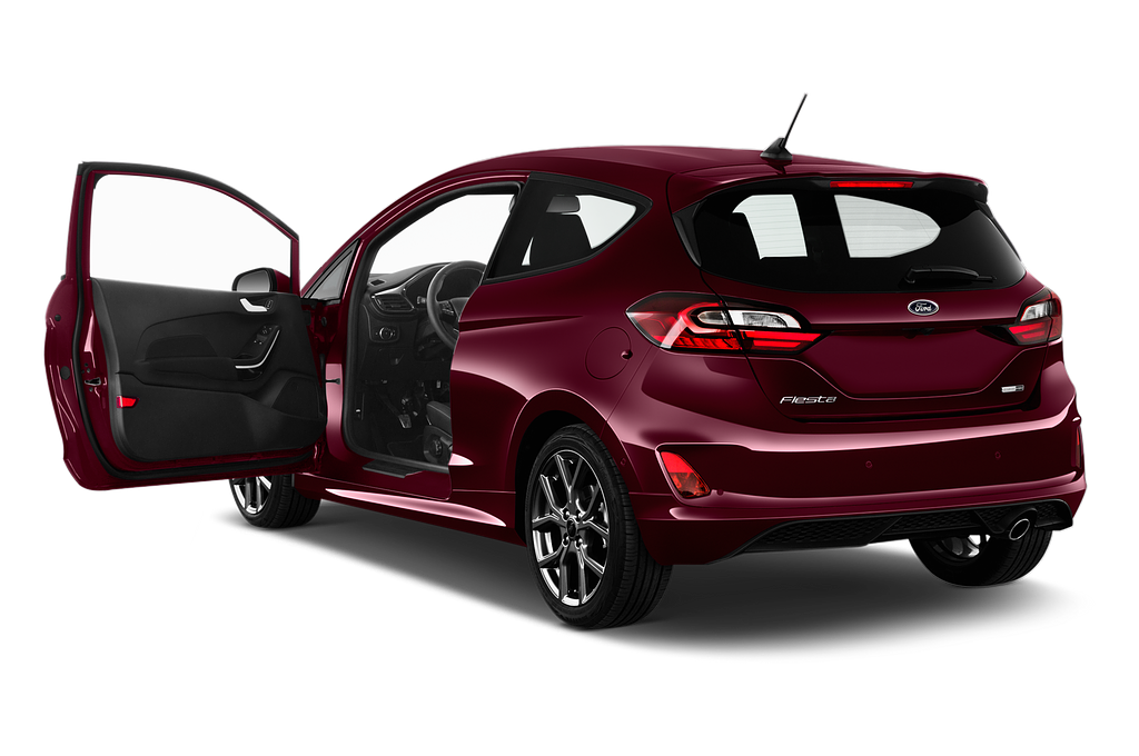 Ford Fiesta (Baujahr 2022) ST-Line 3 Türen Tür geöffnet