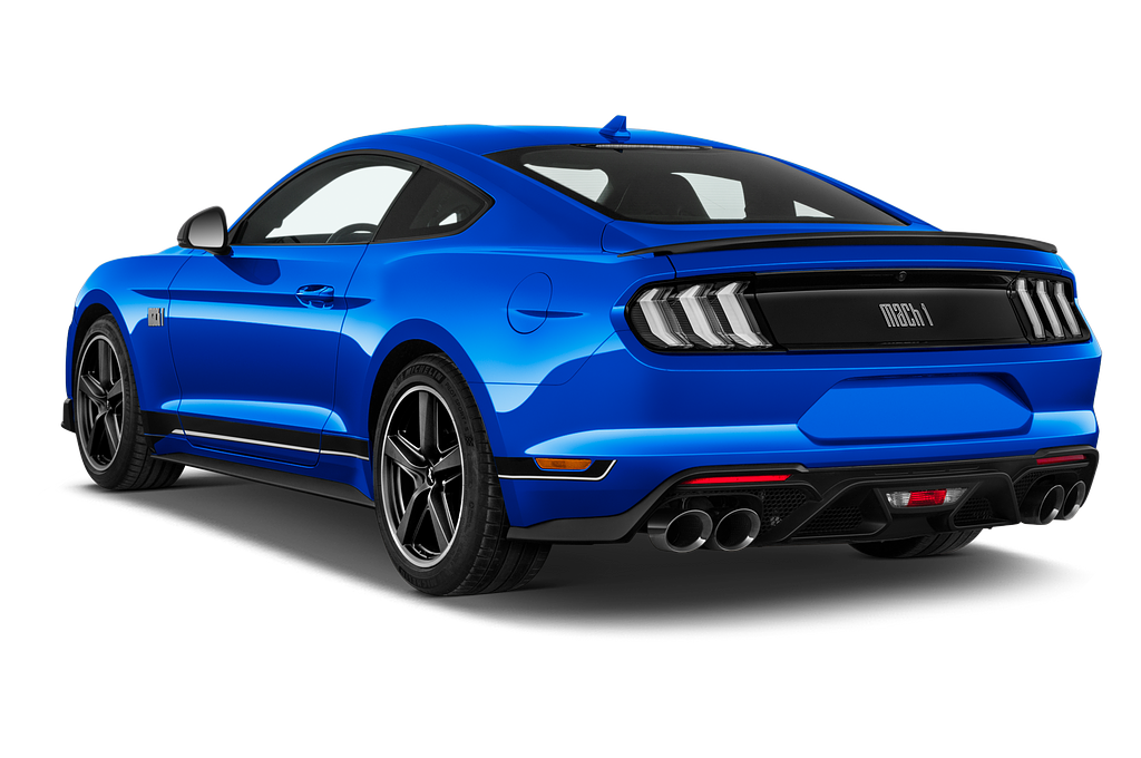 Ford Mustang (Baujahr 2021) Mach 1 2 Türen seitlich hinten