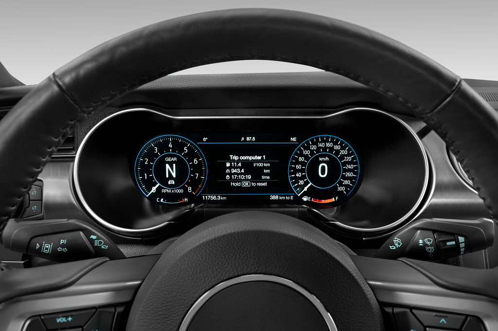 Ford Mustang (Baujahr 2021) Mach 1 2 Türen Tacho und Fahrerinstrumente