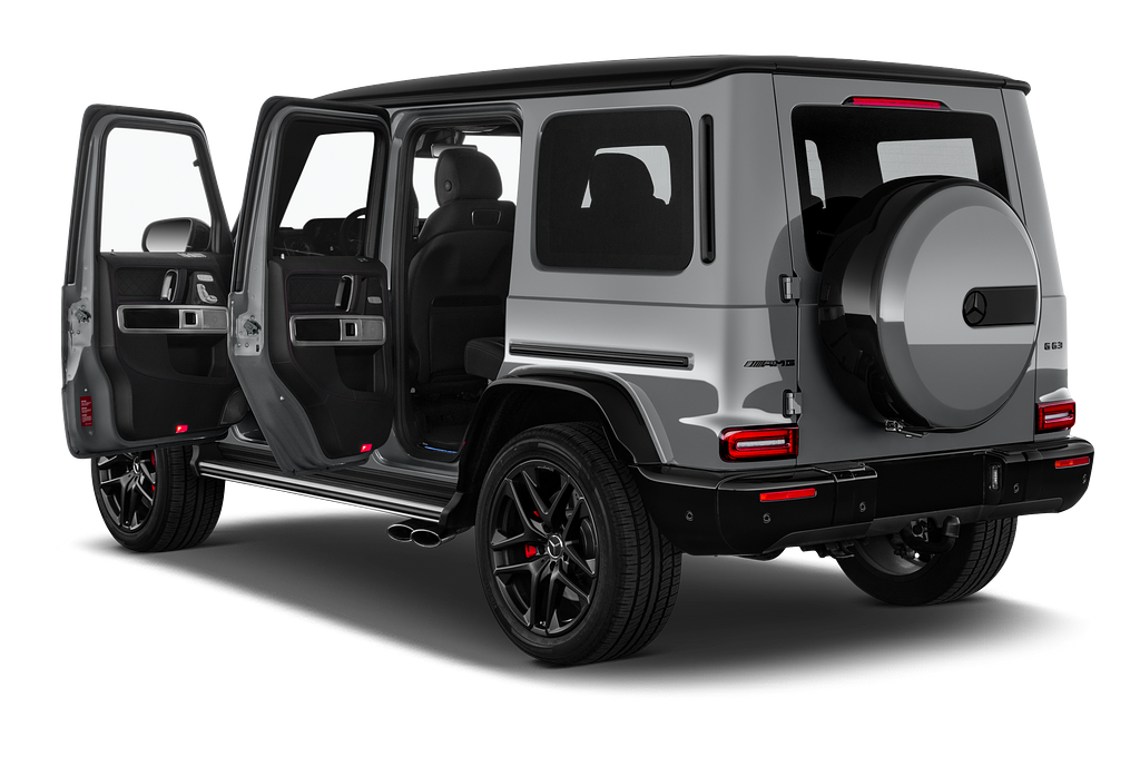 Mercedes G Class (Baujahr 2021) 63 AMG 5 Türen Tür geöffnet
