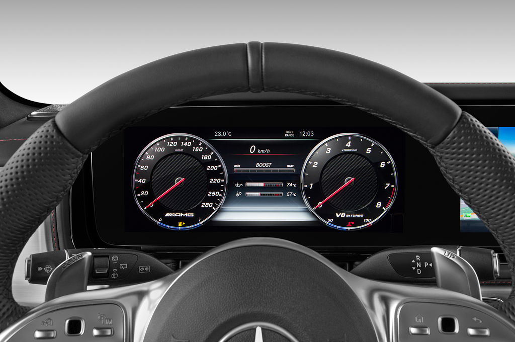 Mercedes G Class (Baujahr 2021) 63 AMG 5 Türen Tacho und Fahrerinstrumente