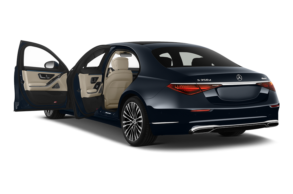 Mercedes S Class (Baujahr 2021) S 350 4 Türen Tür geöffnet