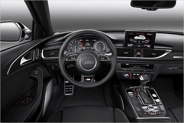 Die sportlich gestaltete Kabine des S6 Avant ist perfekt verarbeitet