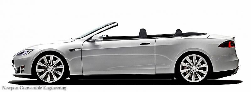Der Traum vieler E-Mobile-Fans Tesla Model S Cabrio
