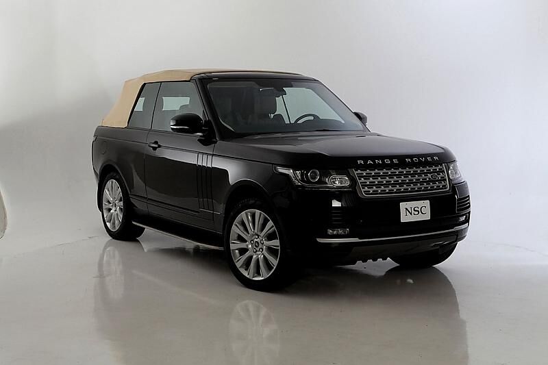 Das Range Rover Cabrio mit Stoffmütze