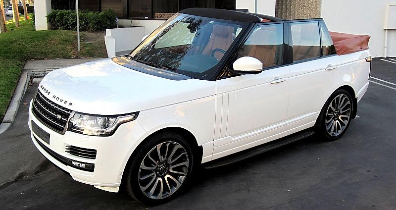 Das Range Rover Cabrio wird demnächst auch in Barcelona zu haben sein