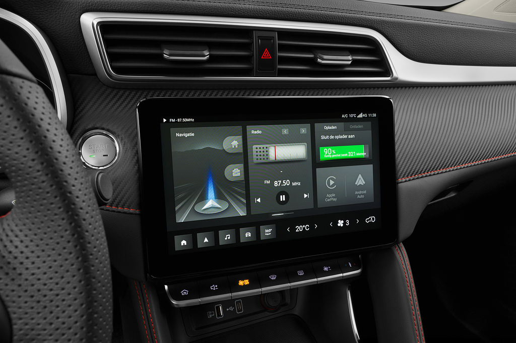 MG ZS EV (Baujahr 2022) Luxury 5 Türen Mittelkonsole