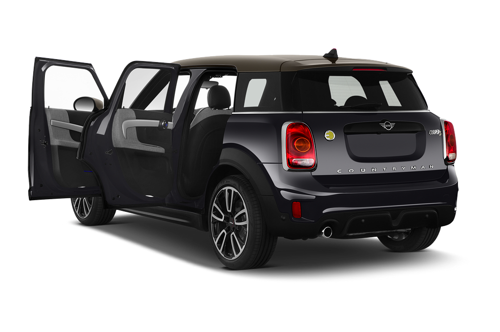 MINI Countryman (Baujahr 2020) Cooper SE ALL4 5 Türen Tür geöffnet