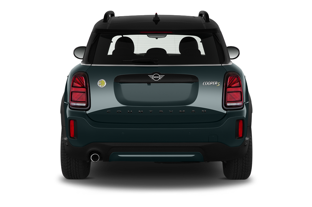 MINI Countryman Plug-In Hybrid (Baujahr 2021) S E ALL4 5 Türen Heckansicht