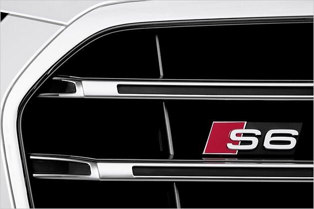 Der S6 Avant drückt einen Doppelstreben-Grill in den Wind