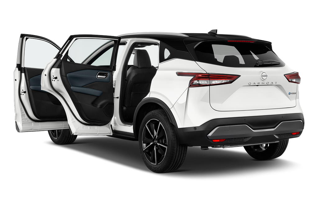 Nissan Qashqai (Baujahr 2022) EV N-Connecta 5 Türen Tür geöffnet