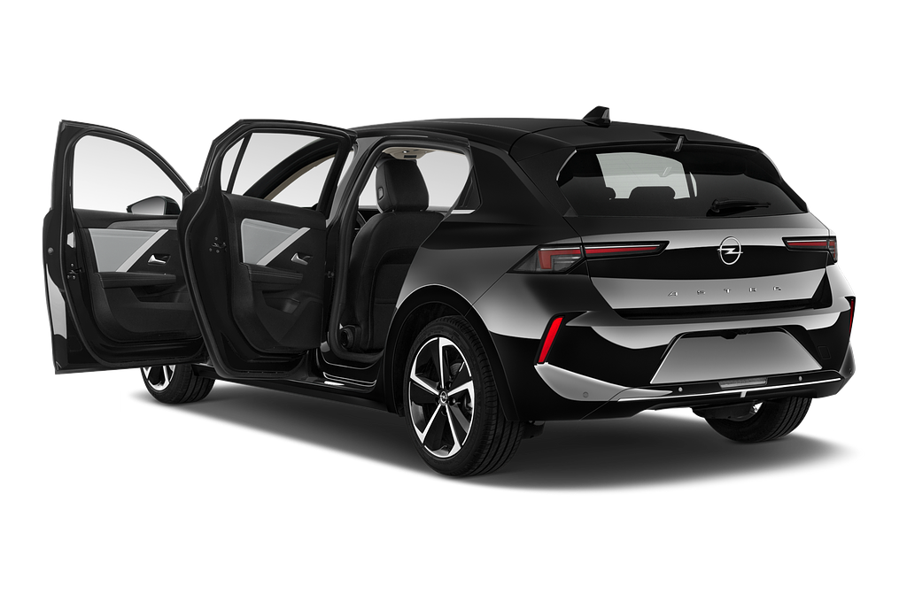 Opel Astra (Baujahr 2023) Enjoy 5 Türen Tür geöffnet